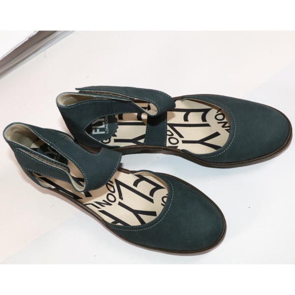 Fly London,  blue leather upper, almost brand new - Picture 4 of 8